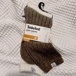 NWT- Timberland  2 Wool Boot Socks